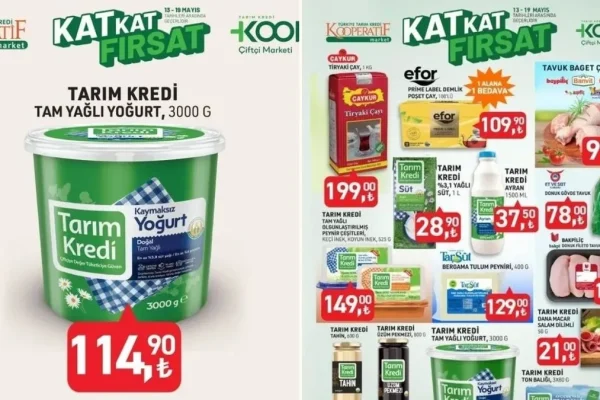 Tarım Kredi 13-19 Mayıs 2025 İndirimli Ürünler Kataloğu: 1 Alana 1 Bedava Fırsatları ve 24 Kalemde Dev Kampanya